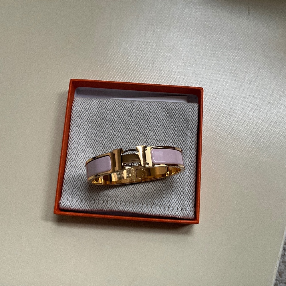 Hermes enamel bracelet